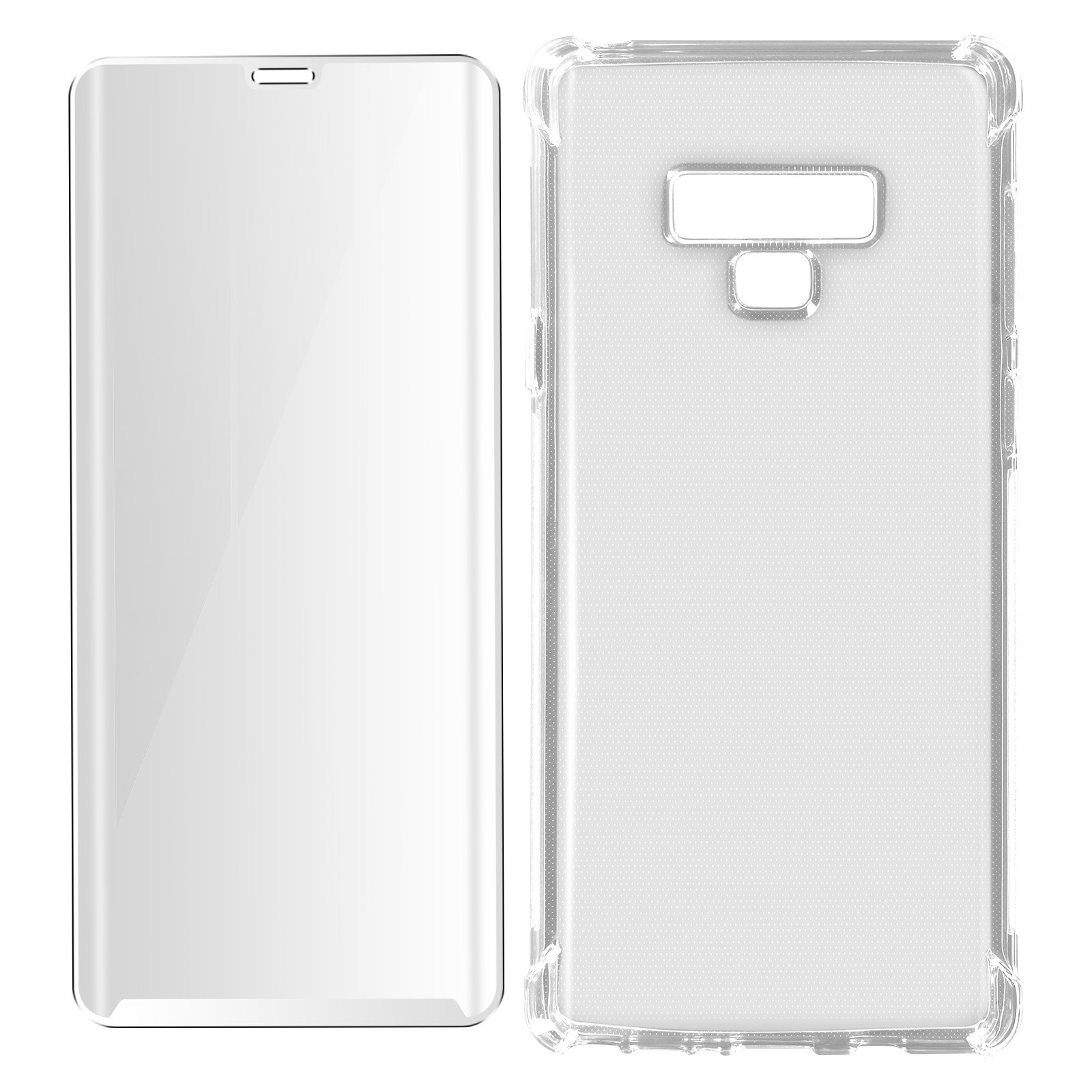 Pack coque antichoc Samsung Note 9 et vitre 9H anti-rayures
