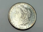 1881-S Morgan U.S. silver dollar. BU, flashy white cartwheel luster. #em2