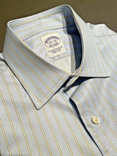 Brooks Brothers spread collar shirt Made in USA 15.5/32 striped