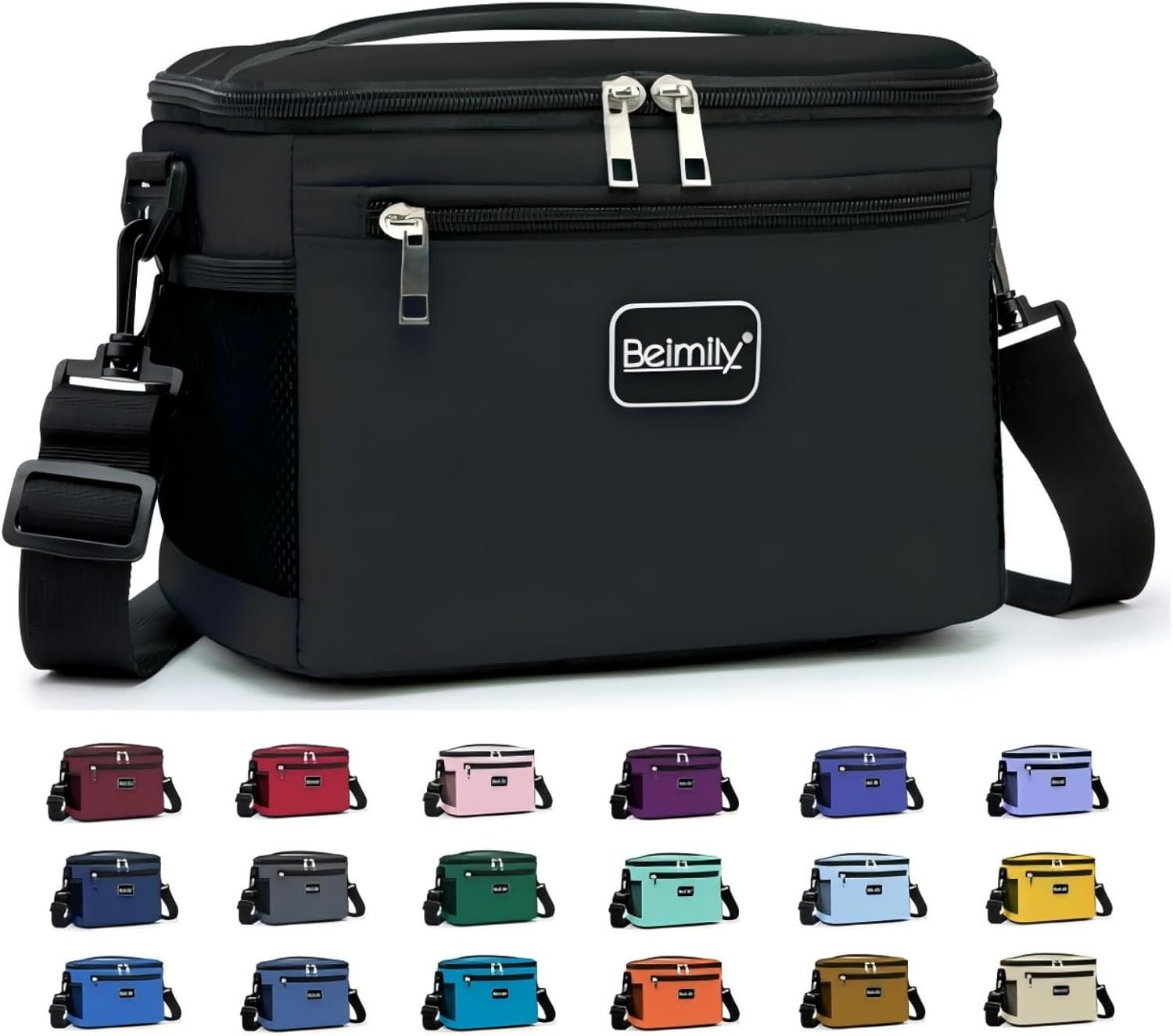 For Men/women, Small Insulated Lunch Bag, Leak-proof Soft Cooler Tote