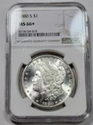 1880 S $1 Morgan Silver Dollar NGC MS66+ PLUS High Grade Gem PQ *M356