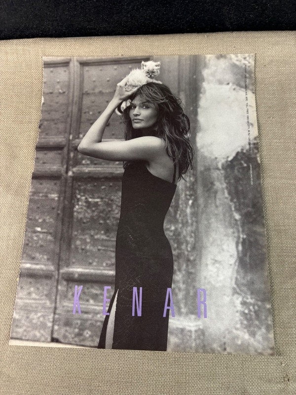 Kenar Helena Christensen Magazine advertisement ad 1993