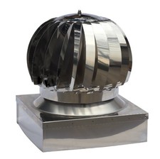 Tirafumo Girevole In Acciaio Inox 304 Per Camino Rettangolare cm 42x52