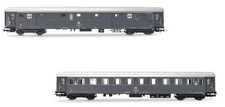 Rivarossi FS 2 CARROZZE 1 BAGAGL.TRASP.BICICLETTE 1 2a CLASSE EP.IV B 1:87