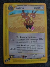 Carta Pokemon Dodrio 46/147 Aquapolis LP non Holo TCG 