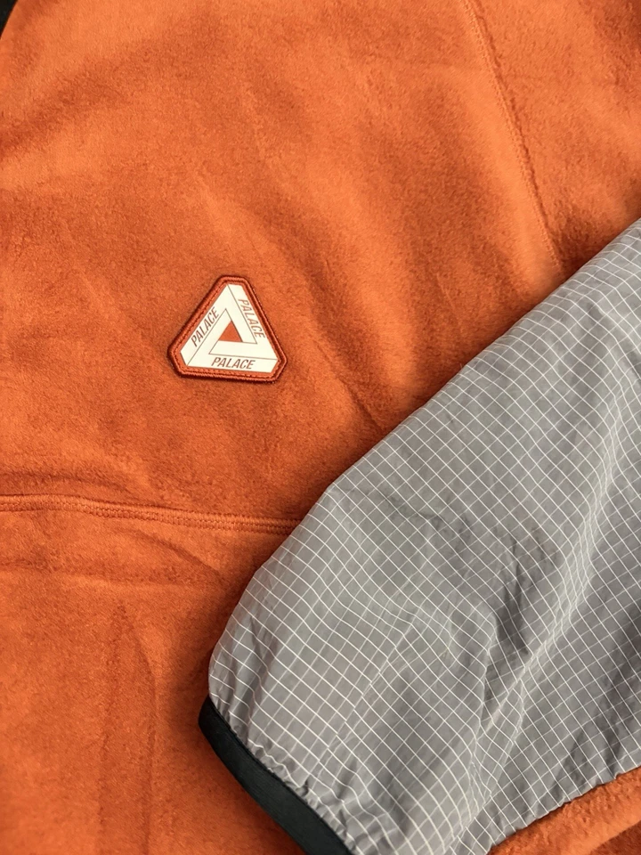 Chaqueta Palace Polartec 1/4 Cremallera Naranja Talla Grande L Patinetas Nueva Sin Etiquetas Pullover 1/2 Foto 4 de 4