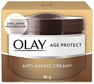 Olay Age Protect Anti-Ageing Cream Lightens Dark Spots and Reduces Wrinkles 40g