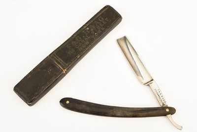 F&G Haag NY EXTRA Antique Straight Razor 5/8 Half Hollow SHAVE READY V21