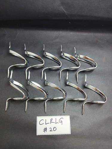 (Discount Close Out) 10pc Fuji Silver Chrome CLRLG LR Fishing Rod Guide - 第 14/16 張圖片
