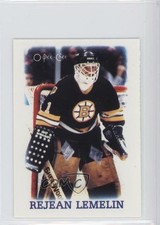 1988-89 O-Pee-Chee NHL Stars Mini Etoiles Stars Reggie Lemelin #18 0i5