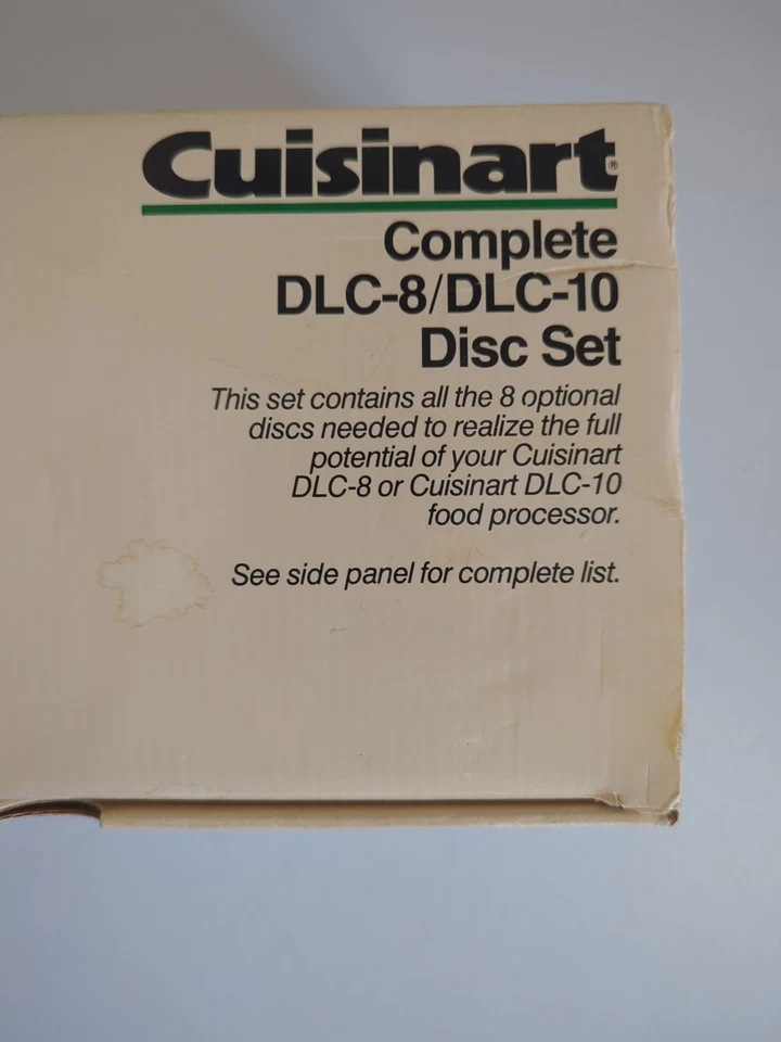 Juego completo de discos Cuisinart DLC-870 8 piezas para procesadores de alimentos DLC-8 y DLC-10 de colección Foto 4 de 4