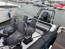Rib Boat and Engine with Trailer