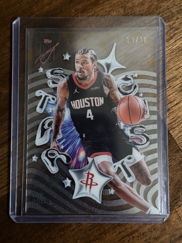 2026 Topps Signature Class Jalen Green SC-13 Houston Rockets NBA 09/10
