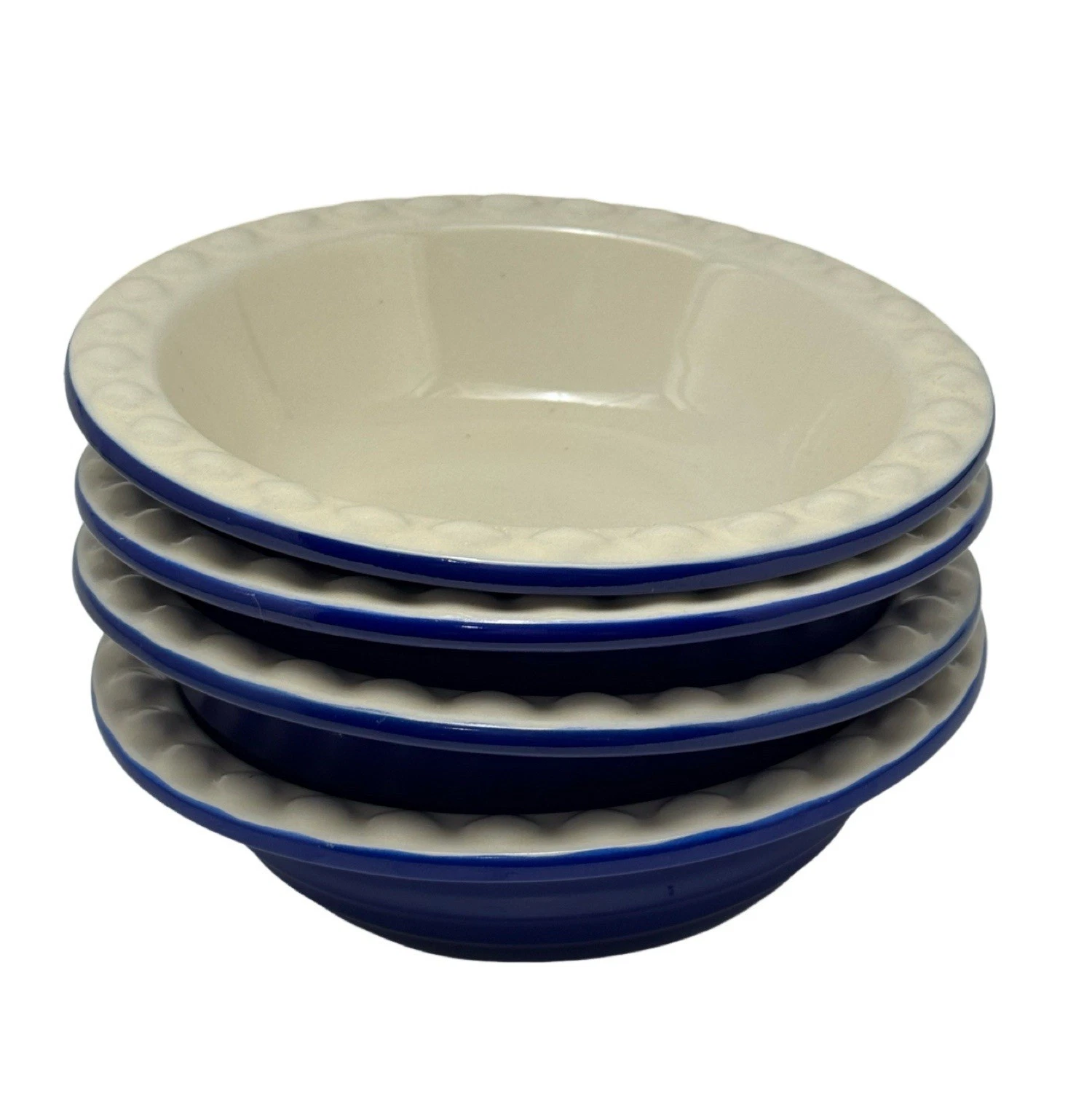 Le Gourmet Chef Individual Pie Dish Pan Bakeware Cobalt Blue Lot Set Of 4 5.5”
Opens in a new window