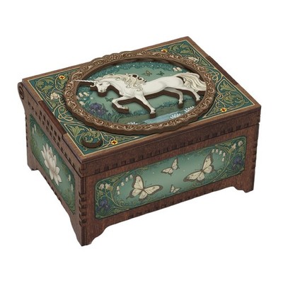 Unicorn Custom MP3 Music Box, Your Photo Inside, Plays Any Song
