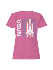 Officially Licensed Nasa Retro Space Shuttle Women's T-shirt