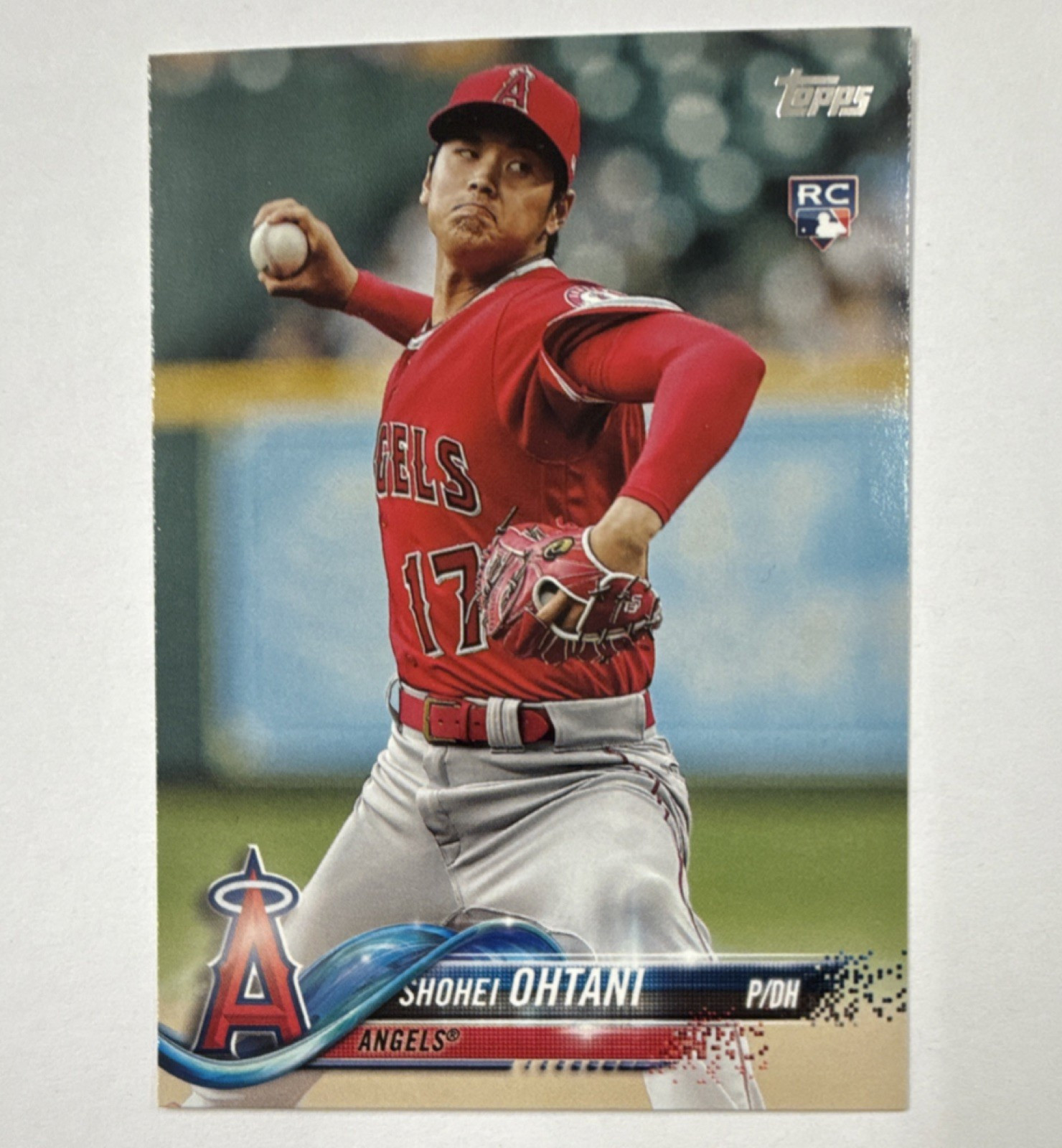 2018 Topps Update Series Shohei Ohtani Rookie #US1 Angels MLB Baseball Card