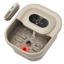 Heycool Collapsible Foot Spa Bubble Foot Spa Bath Massager 8 Massage Rollers