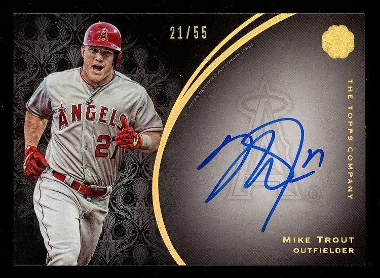 Topps Mike Trout 2016 Season Baseball Sports Trading Cards