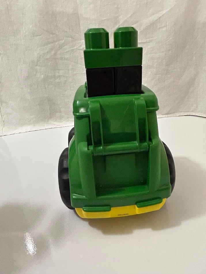 Mega Bloks John Deere Lil' Tractor and Block Buddy Figura Granja Juguete Primer Constructor Foto 4 de 4