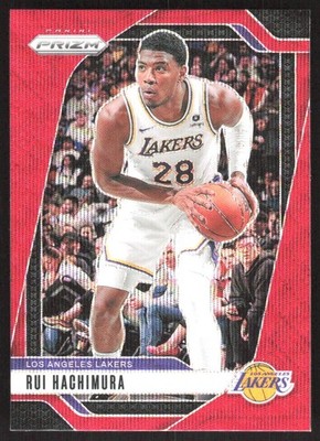 2880H 2024-25 Panini Prizm #14 Rui Hachimura Prizms Ruby Wave