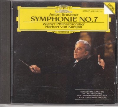 Herbert von Karajan - Bruckner: Symphony No 7 - Herbert von Karajan CD G3VG The
