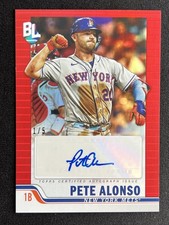 2023 Topps Big League - Auto Pete Alonso #BLA-PA Red #/5
