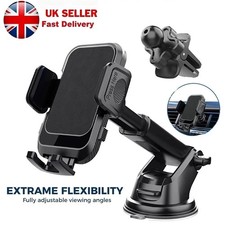 Car Phone Holder Universal Mount Mobile iPhone Windscreen Dashboard or Air Vent