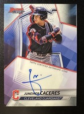 Juneiker Caceres 2025 Bowman's Best Baseball Best of 2025 Auto Guardians