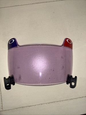 Oakley Visor Pink Tint. Fits On Speed flex Ext.  Clips Included