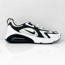 Nike Mens Air Max 200 AQ2568-104 White Running Shoes Sneakers Size 9