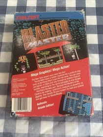 Blaster Master NES Game 1988) w/ box, cartridge, no manual