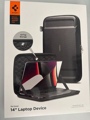 Spigen Rugged Armor Sleeve (Schwarz)   für 13 14 Zoll Laptops - OVP