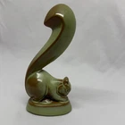 New ListingVintage Frankoma Pottery 6" Inch Squirrel Prairie Green Plainsman Figurine 105