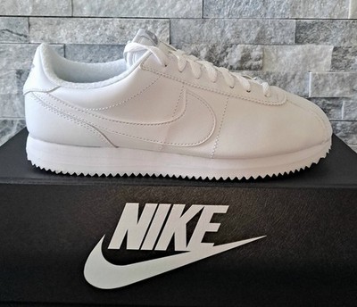 Nike Cortez Leather 2019 OGs Triple White 819719-110 VERY RARE Men 9 LIKE N W