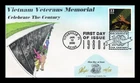 US COVER VIETNAM VETERANS MEMORIAL 1980S CELEBRATE CENTURY FDC PUGH HAND PAINTED