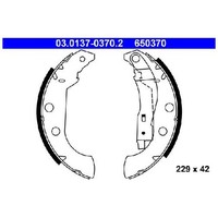 Bremsbackensatz Hinten FüR Citroen ZX N2 1.4 1.6 1.8 1.9 93 Bis 98 ATE DHY KFX
