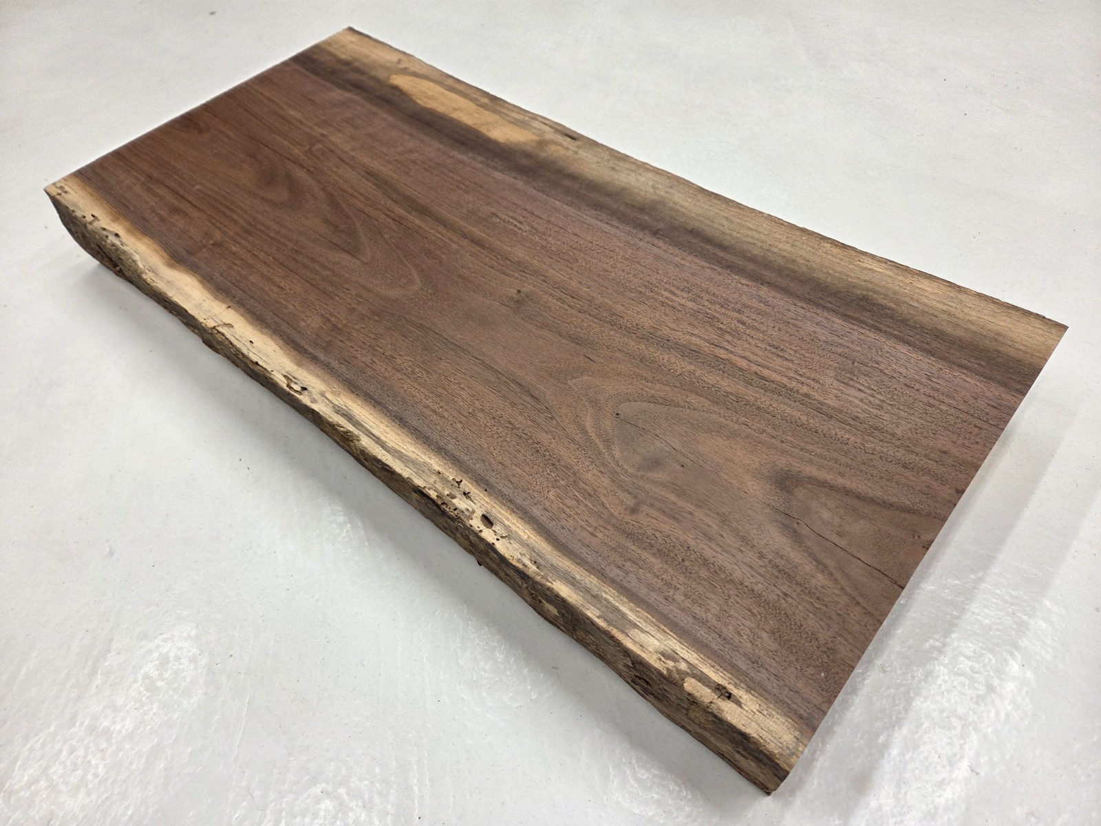 23" Very Cool  Unique Walnut Live-edge Slab Lumber Kiln-dried Wood