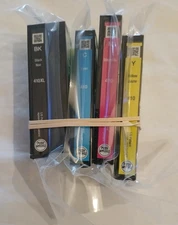 4 Pack New Genuine Epson 410XL High Yield Black & 410 CYM XP530 XP830 XP640 635