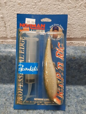 Vintage Norman R. I. P. 'N RIC RIP N RIC JERKBAIT Gamakatsu Hooks!  Rick Clunn 