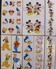 Lot of 8 DISNEY Stickers made exclusively by MRS GROSSMAN'S - RARE