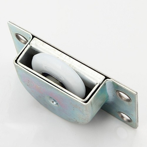 Wheel Door Rollers Cupboard Pulley Hanging Fittings Stainless Steel New