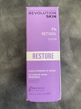 Revolution skin 1% Retinol Restore Serum, Ultimate Skin Renewal 1 oz  New in Box