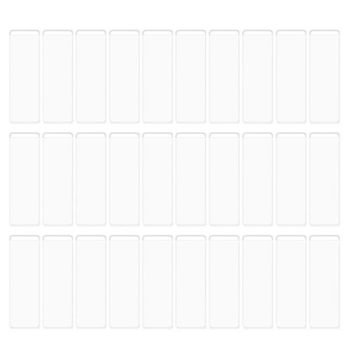 40 Sets Self Adhesive Label Bag Index Card Pockets Clear Sleeves