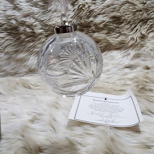 Waterford Crystal The Time Sq Collection Hope For Peace Ball Ornament 2007 - Picture 13 of 13