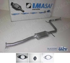 IMASAF Auspuff Mitteltopf für Mazda 323 1.3+1.6+1.8 5 Türer m. Kat 19891-1994