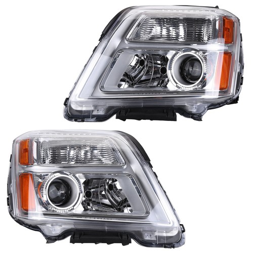 Conjunto de pares de faros diestros y diestros para Chevrolet Gmc Terrain 2010-2015 con cableado - Imagen 2 de 15