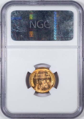 1955-S NGC MS67RD Red Uncirculated Lincoln Wheat Penny Cent San Francisco Mint 1 - Picture 2 of 4
