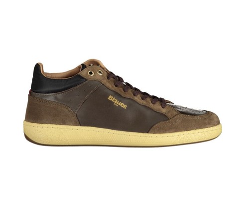 Blauer Turnschuhe Dunkelbraun Neu Hi Logo Herren Gr. 42