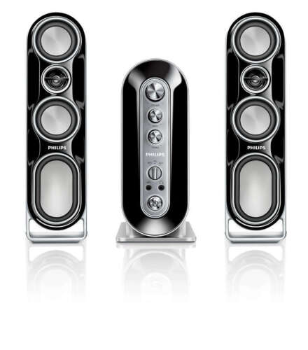 PHILIPS Altoparlanti multimediali 2.0 SPA9200/10 PER PC TV SMART 80 WATT HI-FI - Imagen 3 de 6